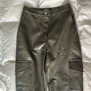 Wilfred vegan leather cargo pants